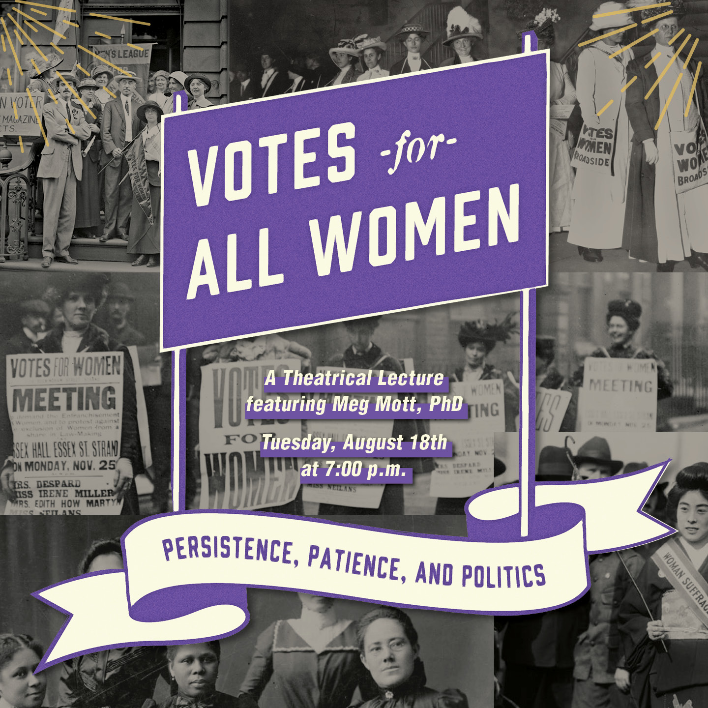 Votes for All Women Event Poster